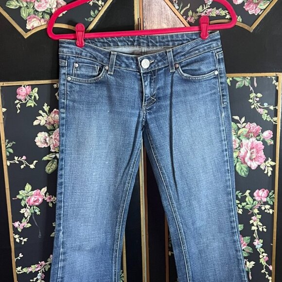 Street Denim Low Rise Bootcut Jeans Size 24 - Picture 3 of 8